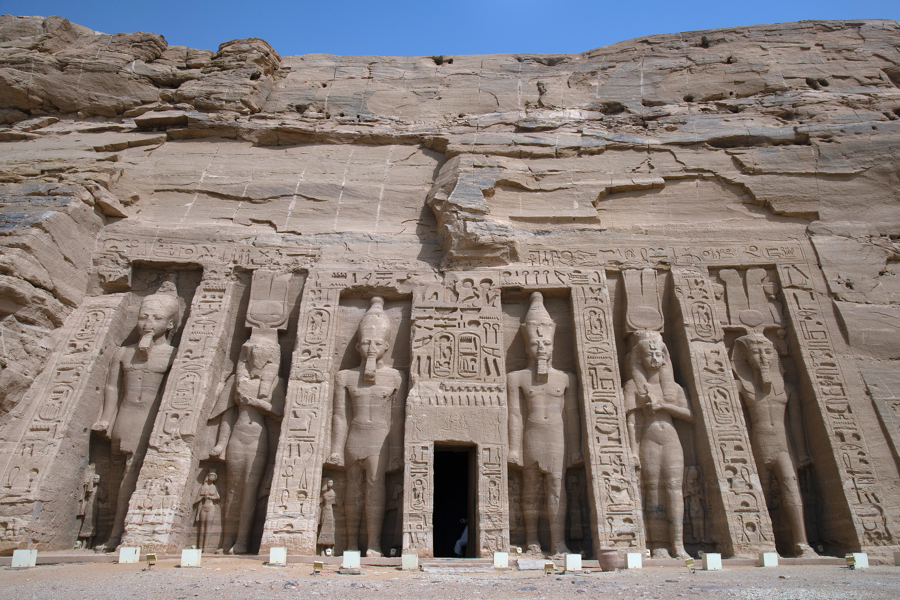 Abu Simbel Small Temple. Photo by Scott Bennett